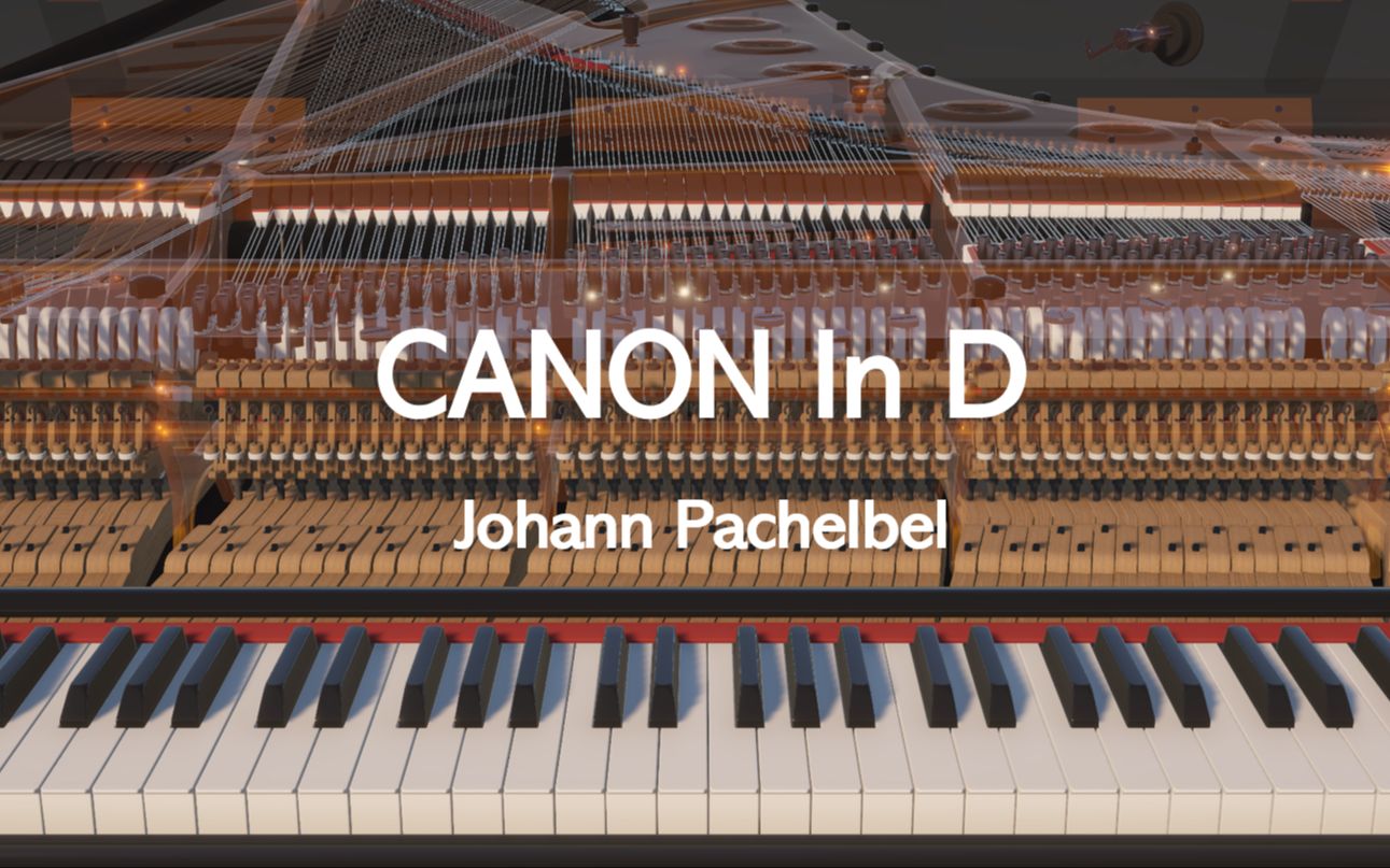 【auto piano】johann pachelbel - canon in d 卡農