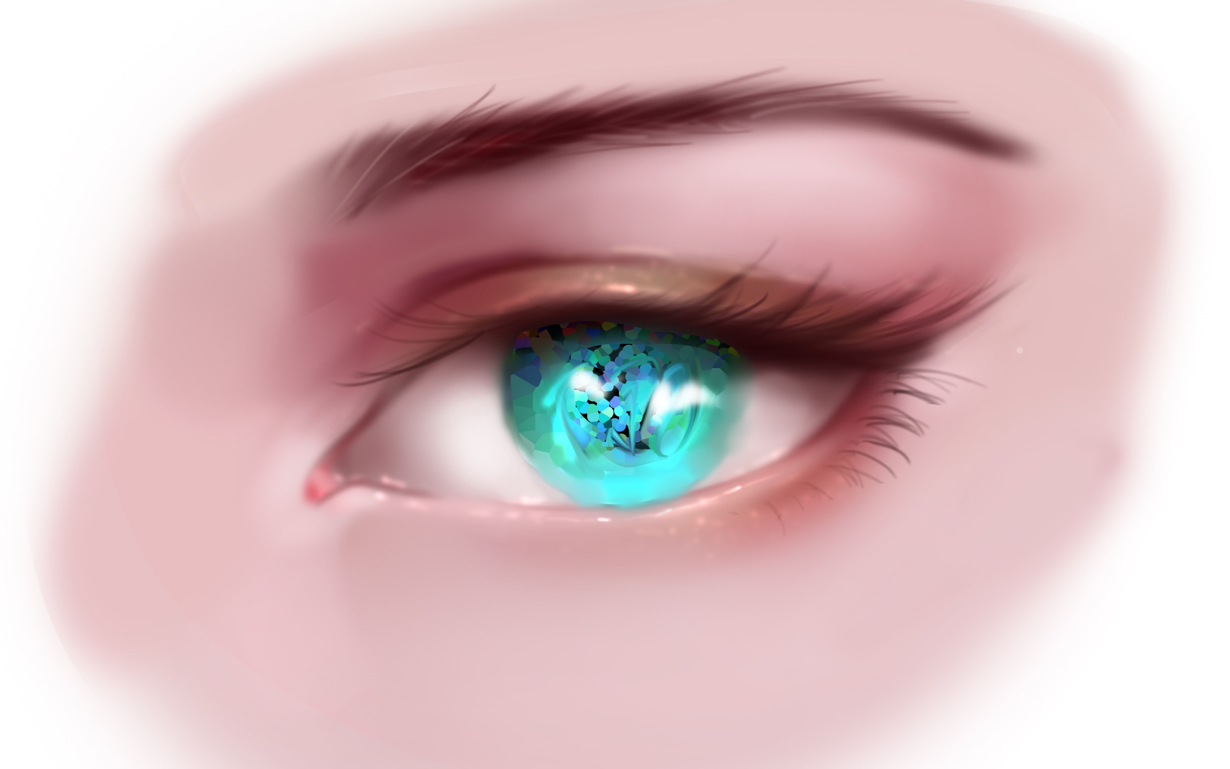 厚涂五官之眼睛的画法