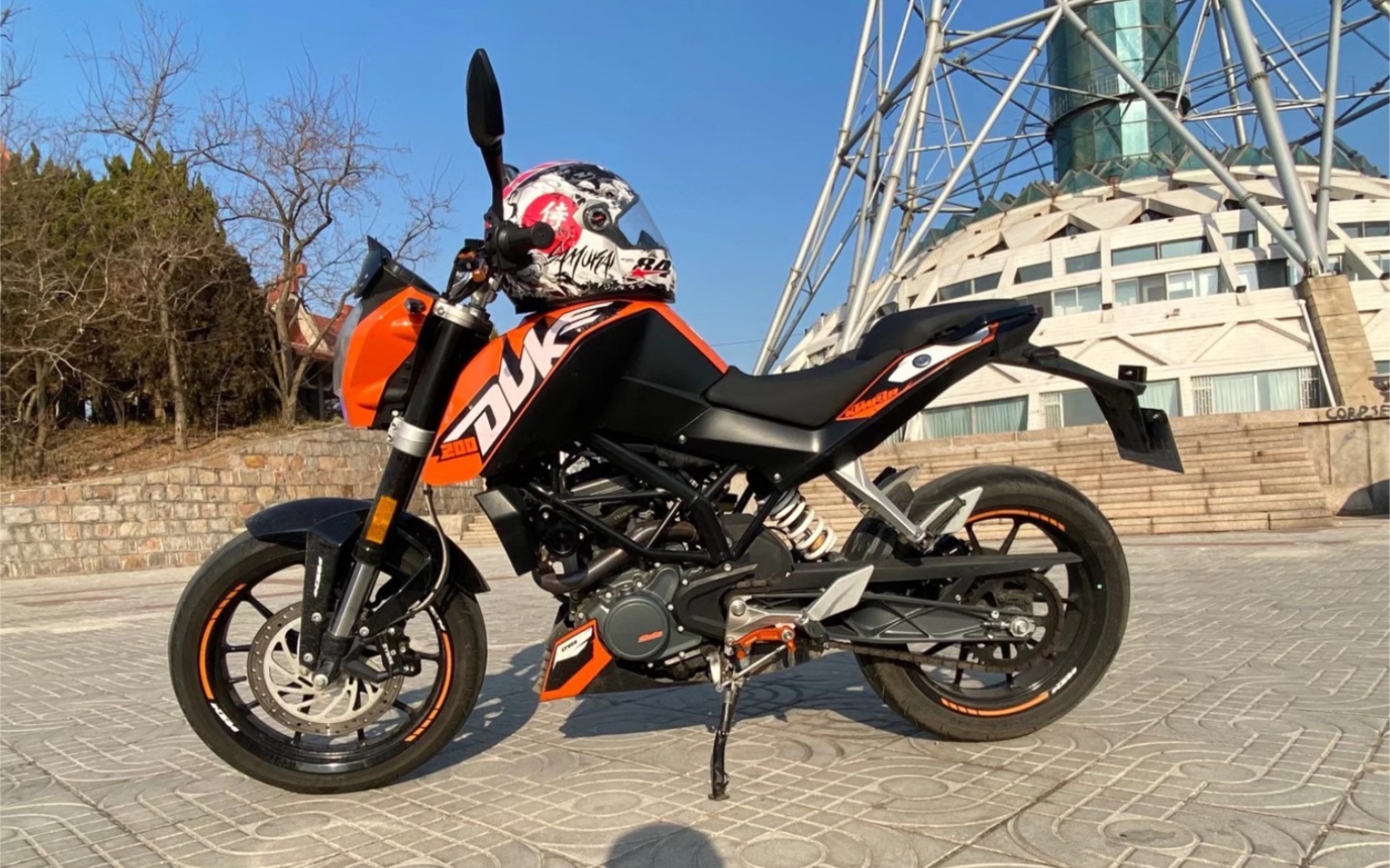 ktm duke200跑高架【此为游戏视频】