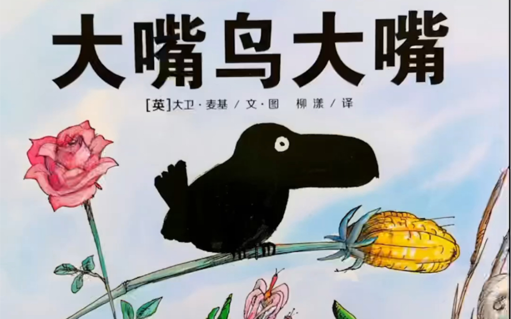 亲子共读绘本故事《大嘴鸟大嘴》努力做好自己吧 生活一定会给你惊喜