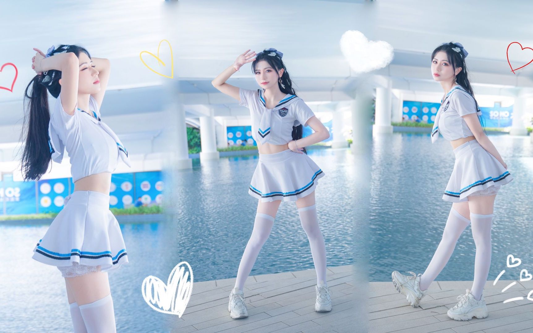 [图]超近距离的夏天吖~【竖屏】♥夏日晴海♥感受到了我的热情嘛！【楚鸢】