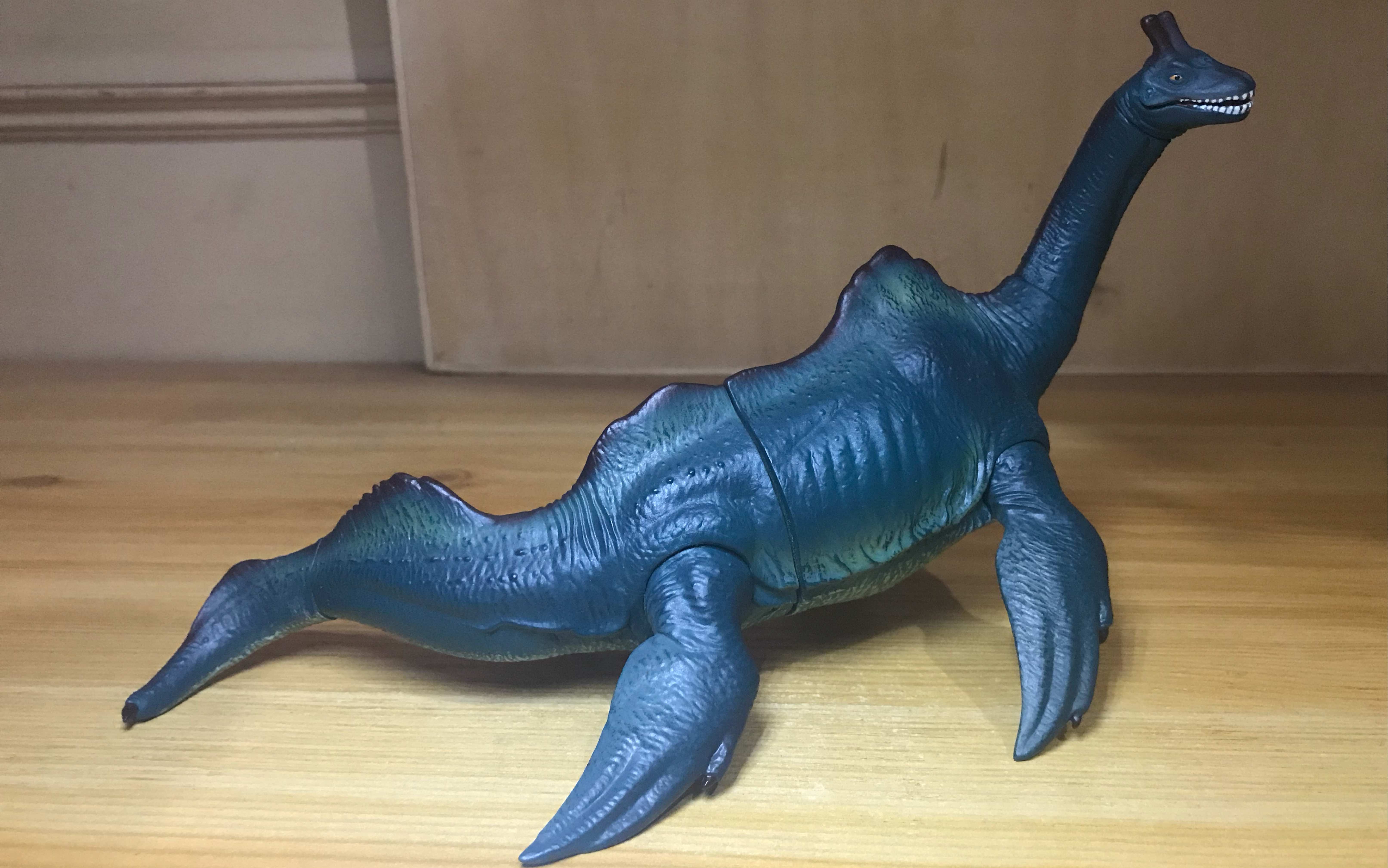 海洋堂sofubi toy box 014b尼斯湖水怪 尼西(会场异色版 湖底色)玩具