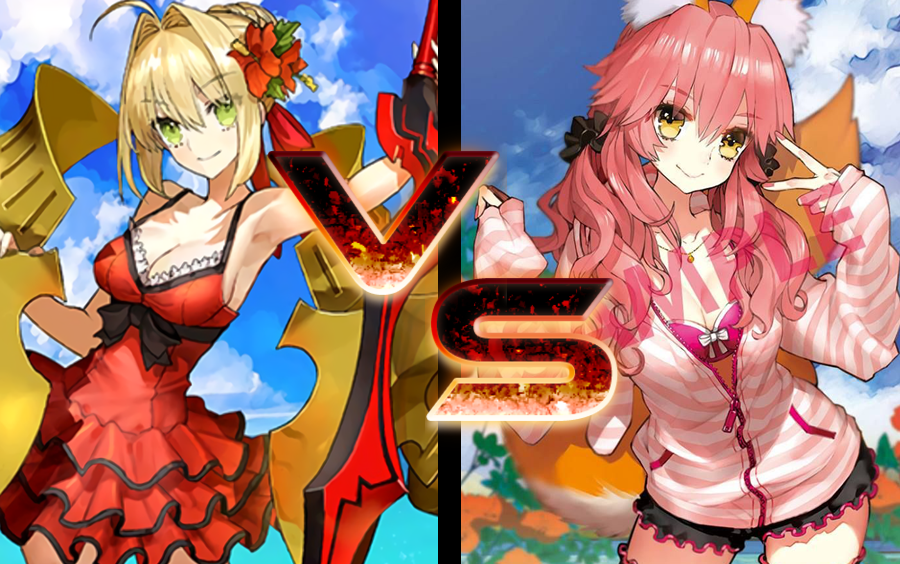 【fate/dissidia】尼禄(caster) vs 玉藻前