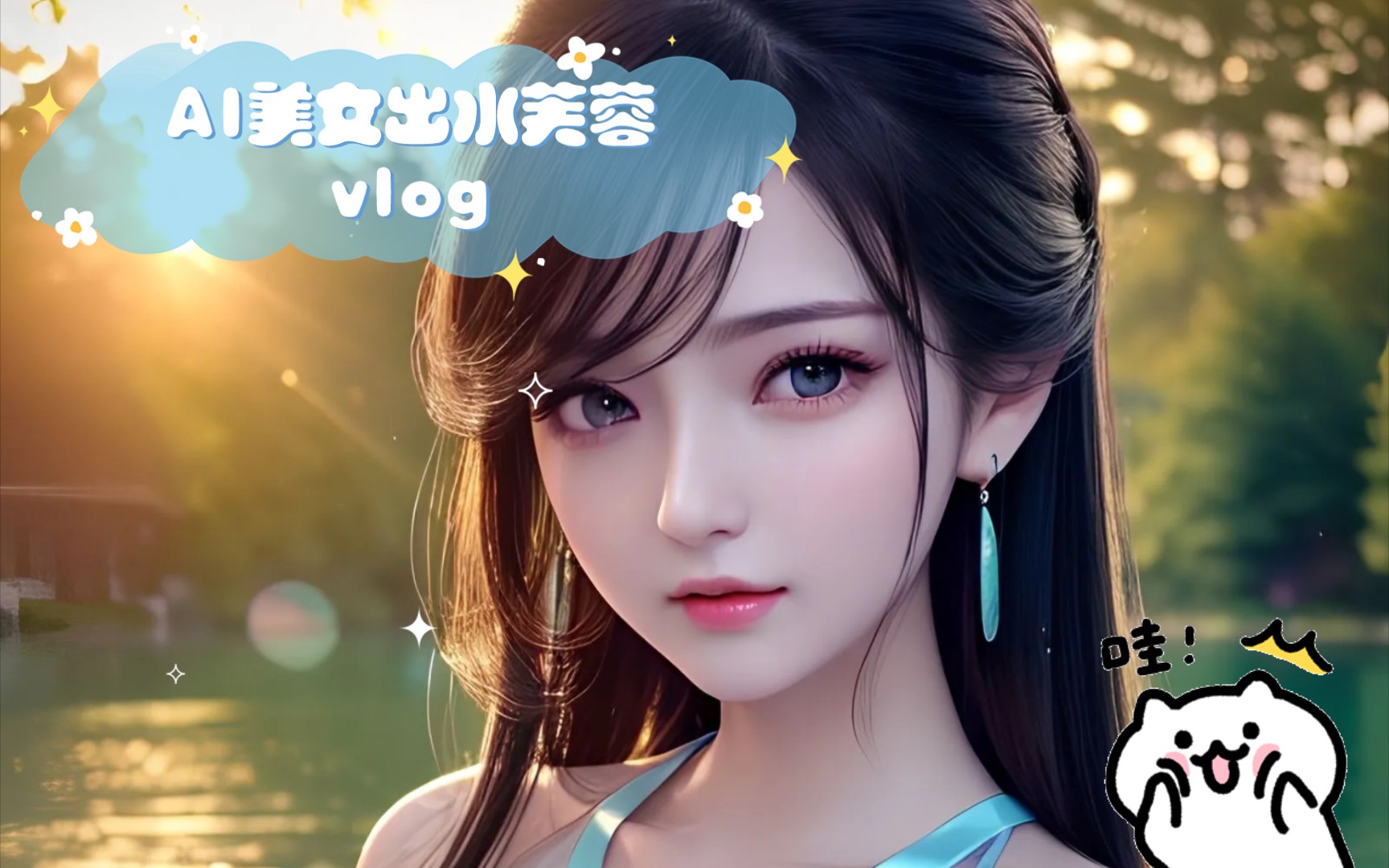 ai美女出水芙蓉般美丽,从此君王不早朝