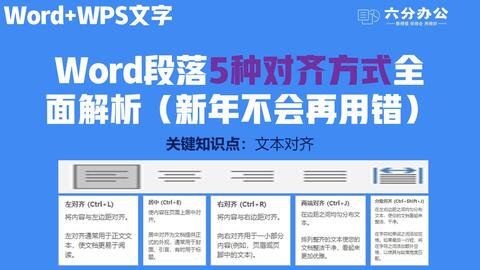 Word段落5种对齐方式全面解析 新年不会再用错 哔哩哔哩