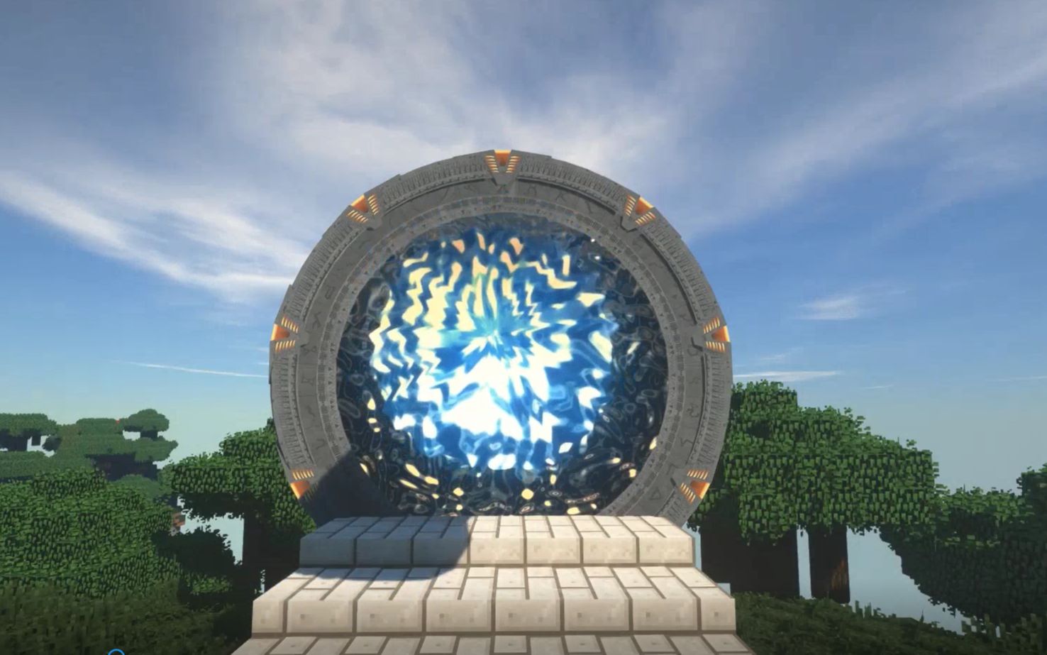 我的世界终于出了个新的星门mod版本1122