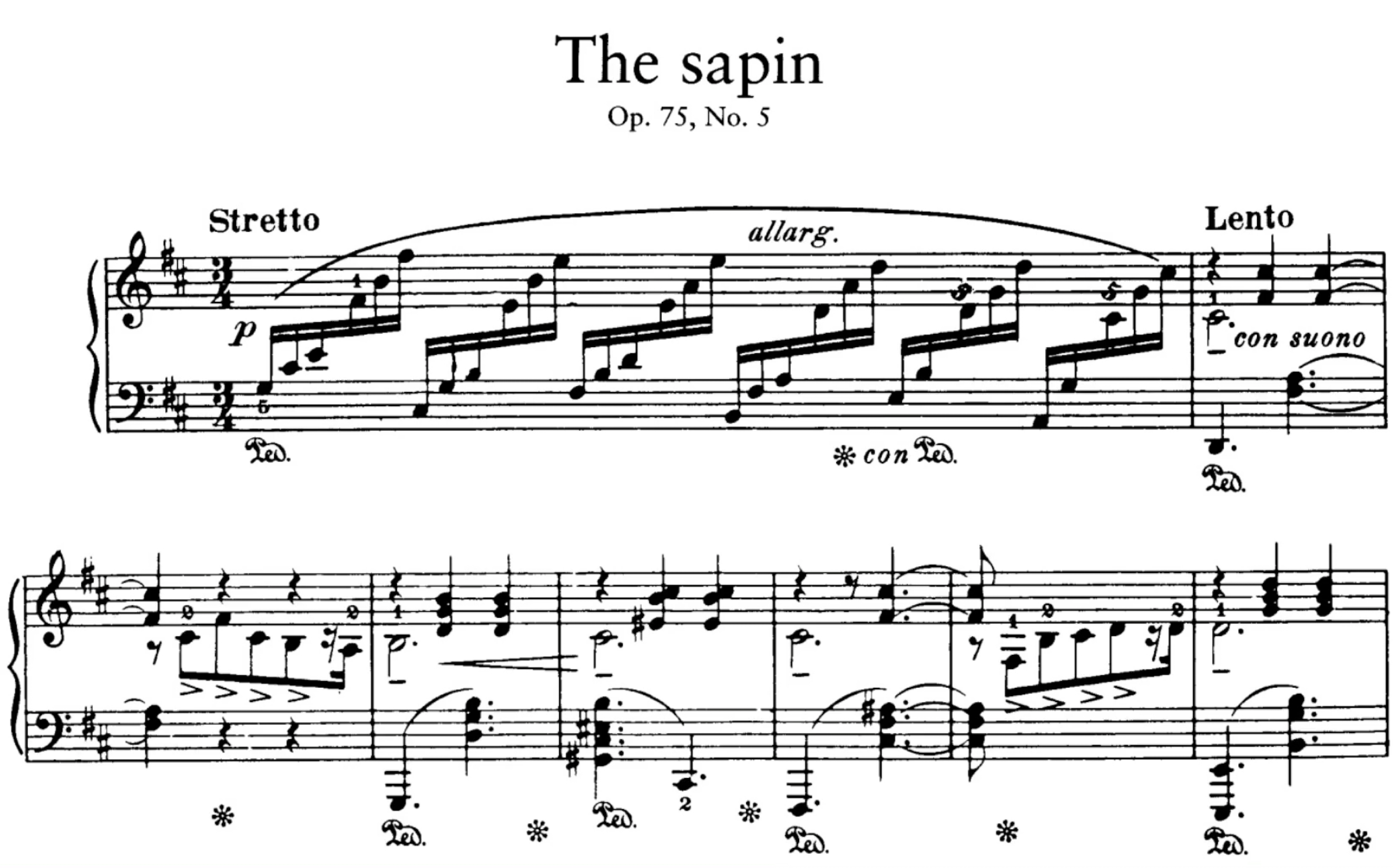 [图]Sibelius：The sapin Op.75 No.5 西贝柳斯：云杉 Op.75 No.5