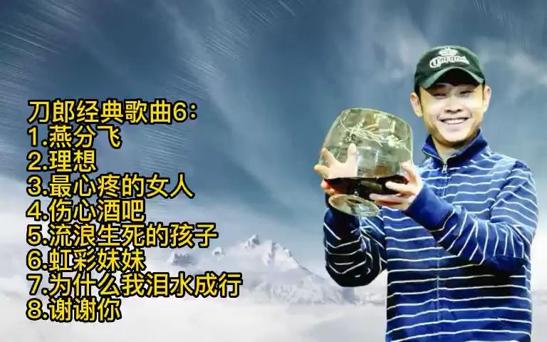 刀郎经典歌曲6:燕分飞-理想-最心疼的女人-伤心酒吧-流浪生死的.