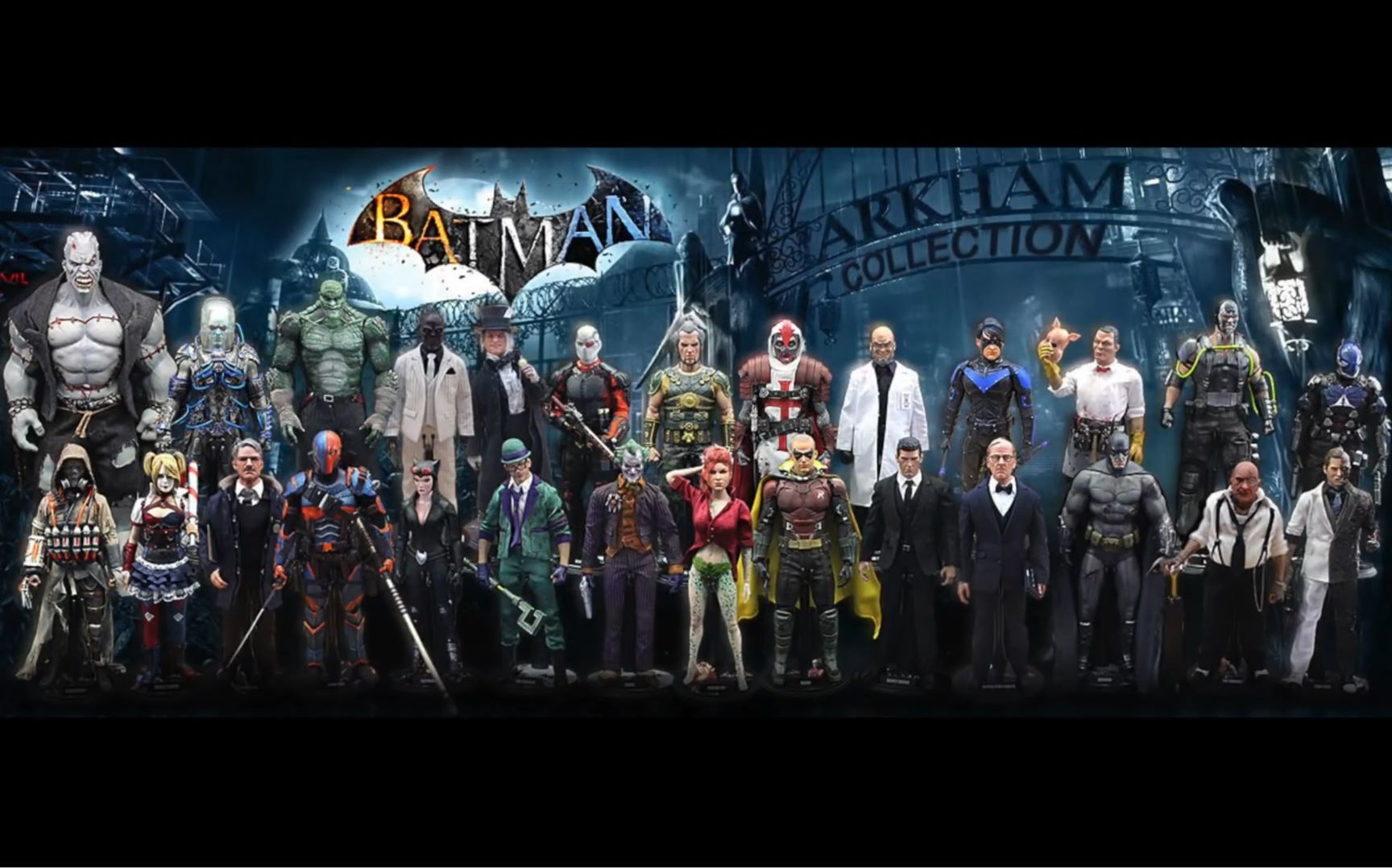 16 BATMAN UNIVERS ARKHAM COLLECTION CUSTOM ASYLUM  CITY  ORIGINS  KNIGHT哔哩哔哩bilibili