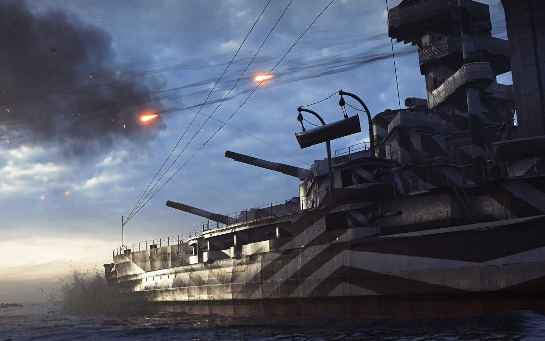 【战地1】hms铁公爵号战舰_哔哩哔哩_bilibili