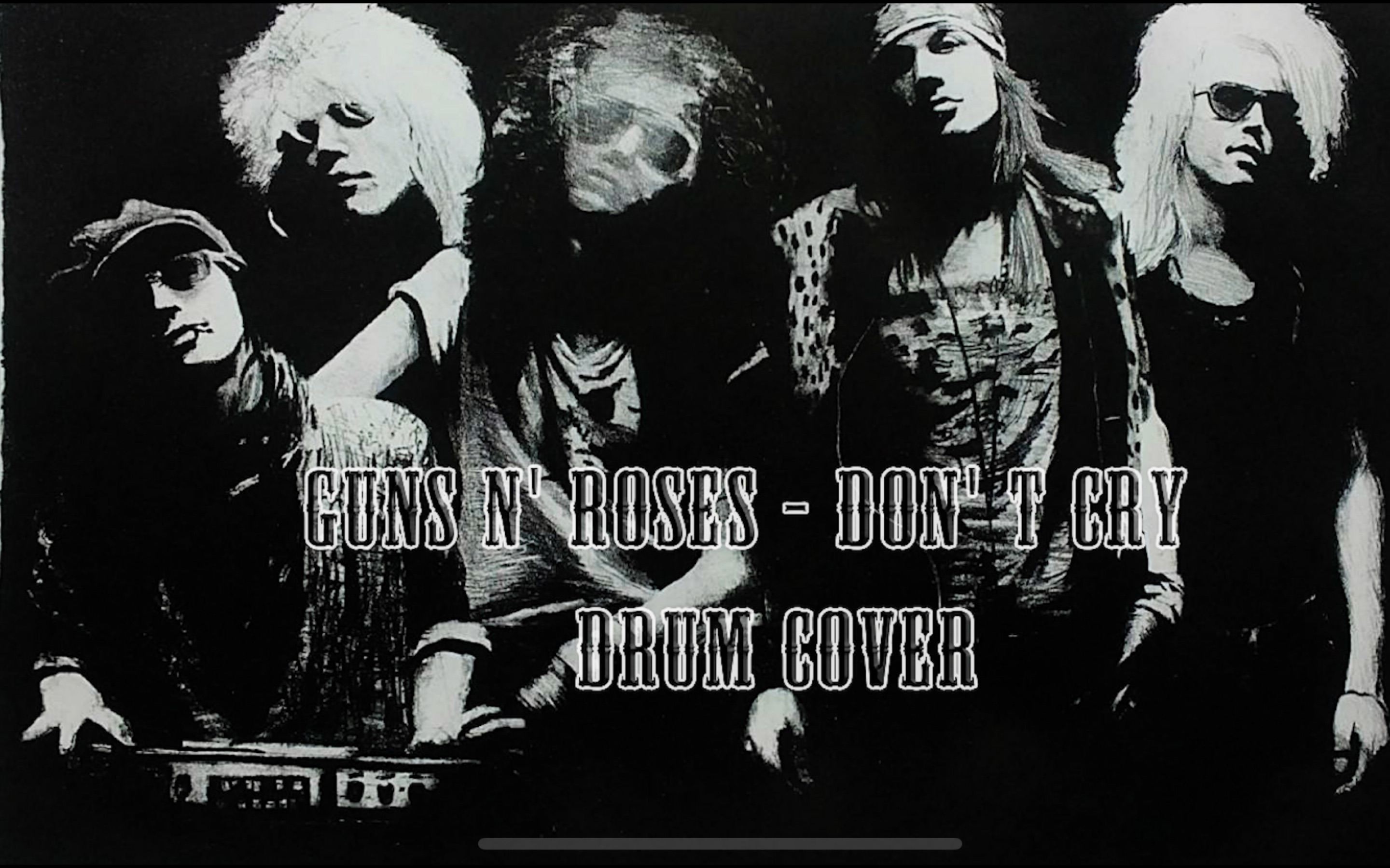 架子鼓394天枪花dontcrydrumcover