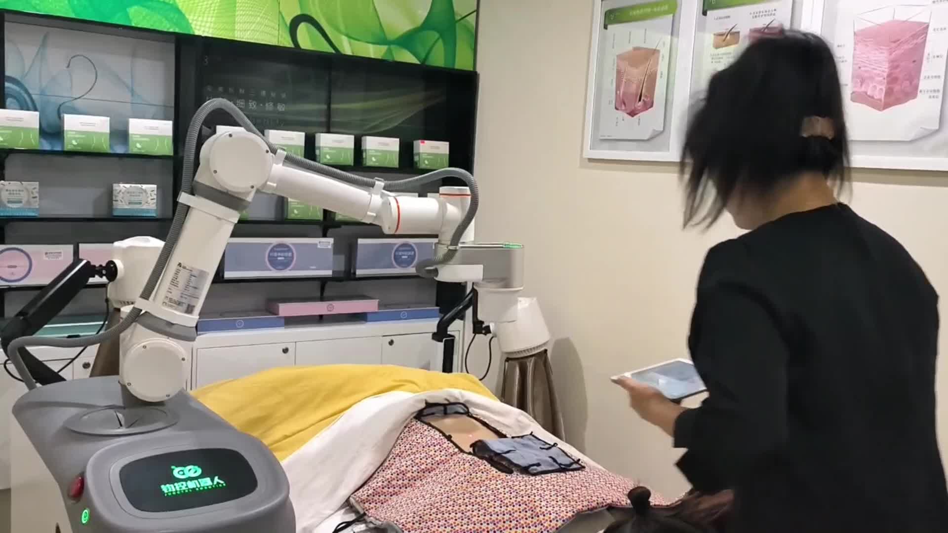 自动化明火无烟艾灸,艾灸机器人助力美容院运营服务