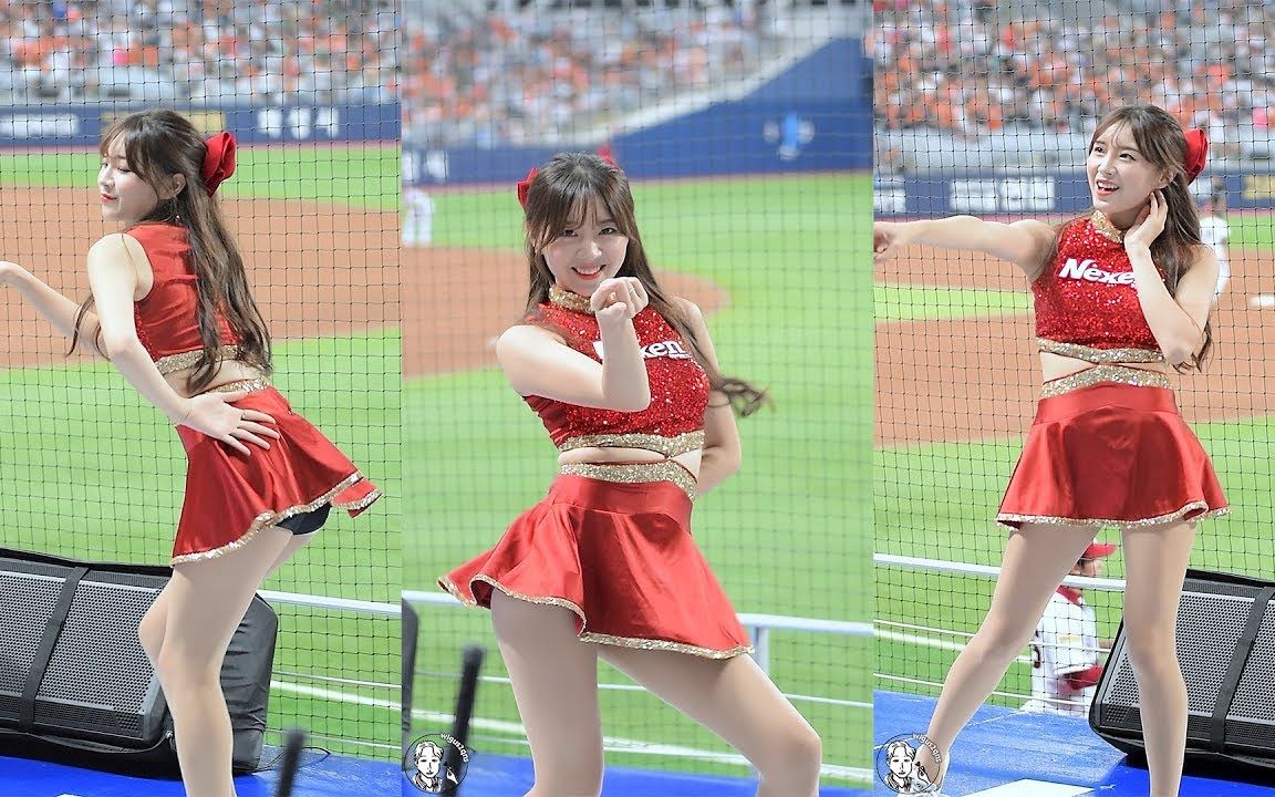 韩国美女啦啦队安智贤颜值担当女神队长