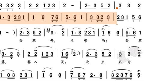梨花颂 伴奏京胡原版 音乐 哔哩哔哩
