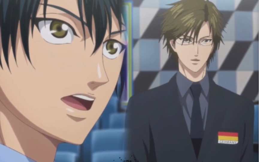 手冢国光代表德国队!越前龙马代表美国的队!_哔哩哔哩_bilibili