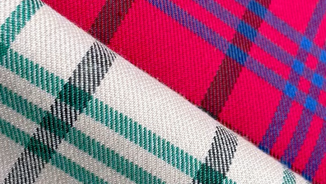 春秋服装面料格纹布料