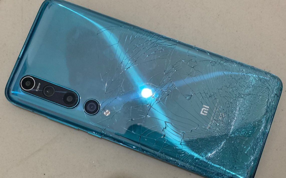 b站第n个小米10开箱冰海蓝配色三星屏