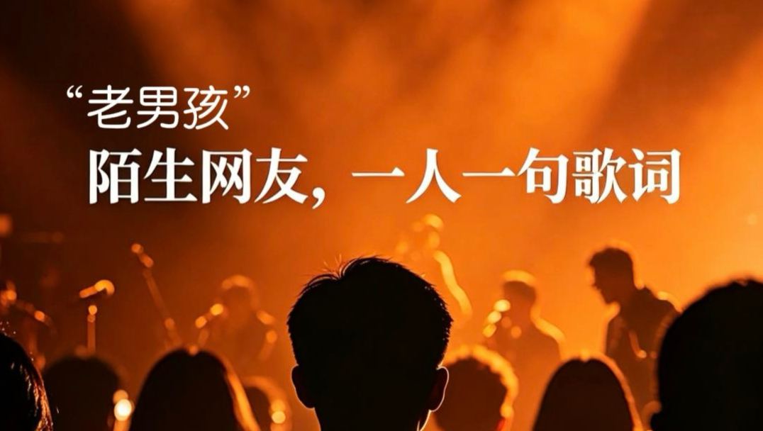 素不相识的网友一人一句《老男孩》