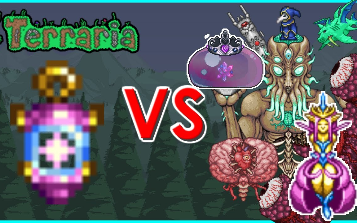 Terraria 1.4  夜辉vs全boss(专家)哔哩哔哩bilibili