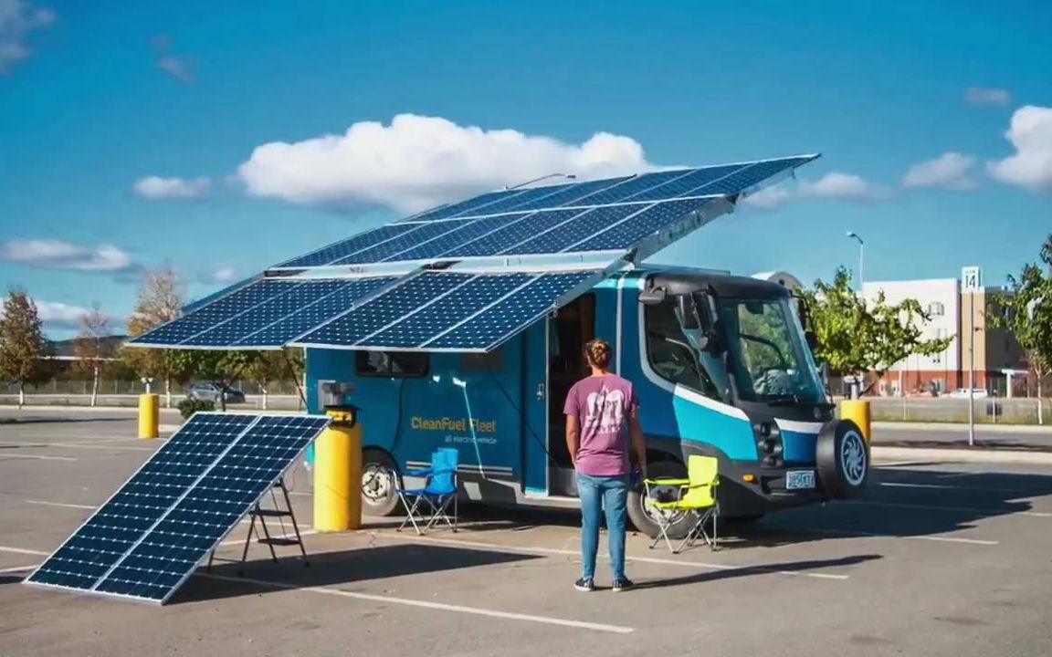 纯太阳能电动房车,百公里0元,真正绿色出行
