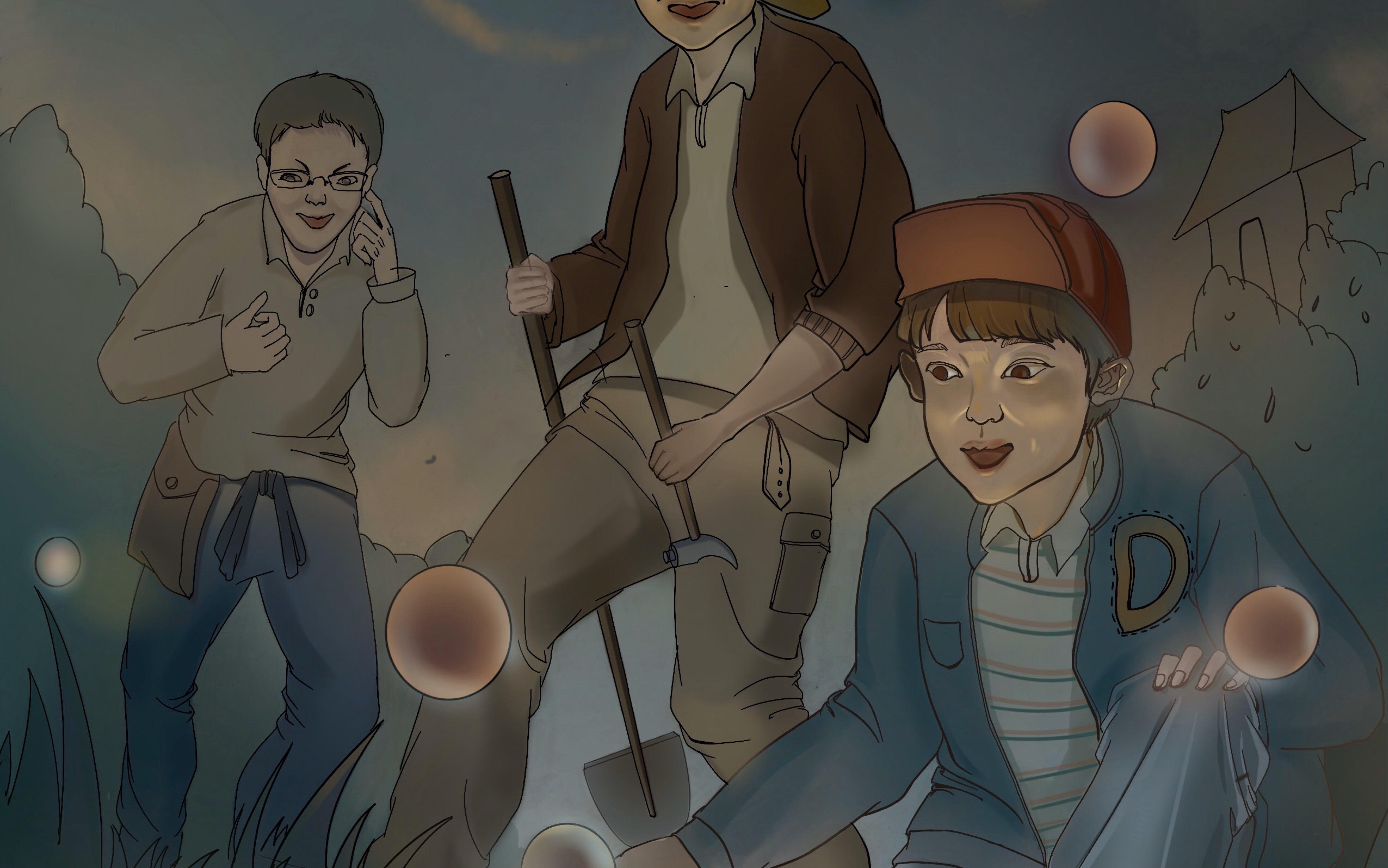 板绘探险小队绘画教程