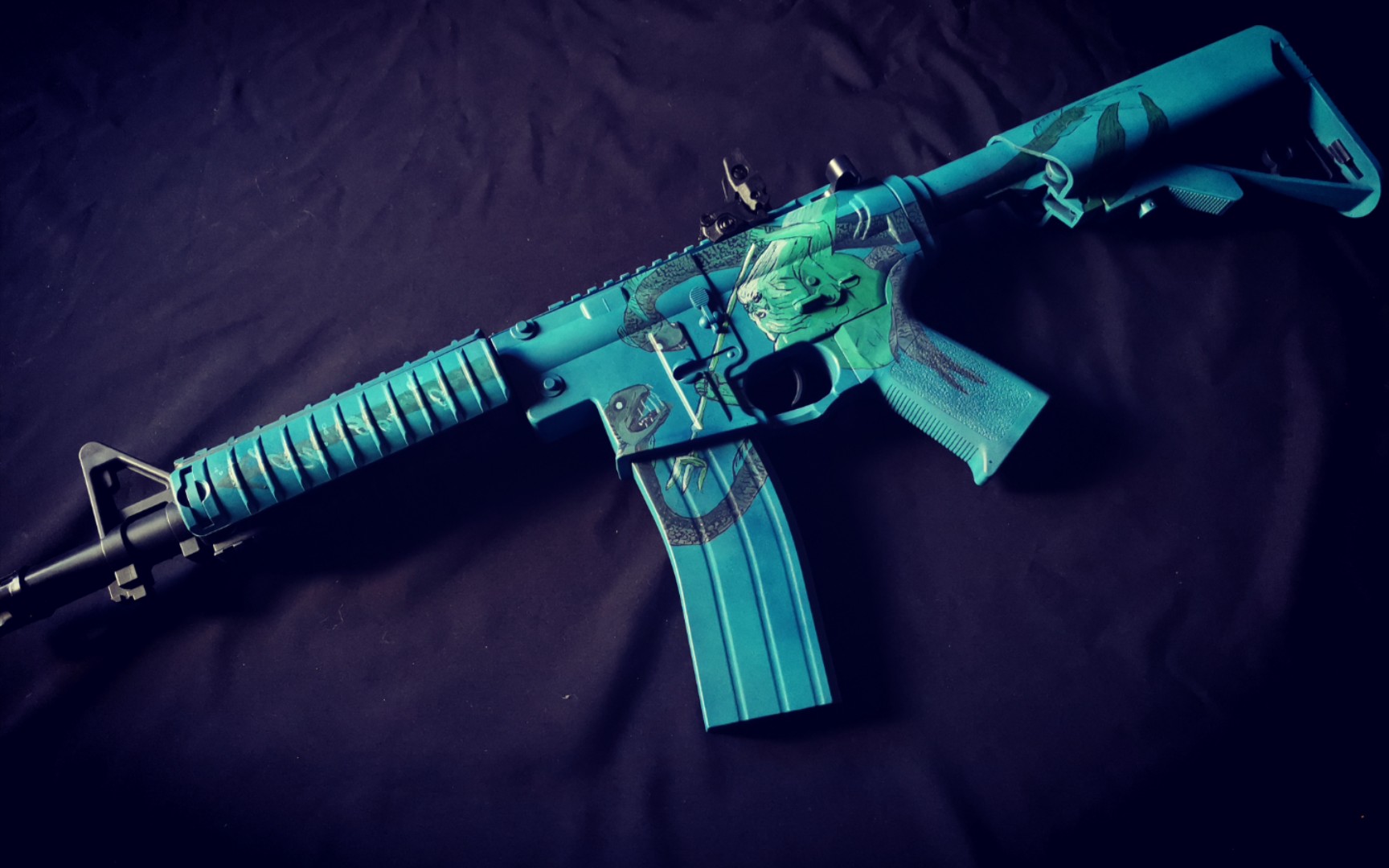 (第十八期)csgo 用软弹玩具做一把m4a4 | 波塞冬