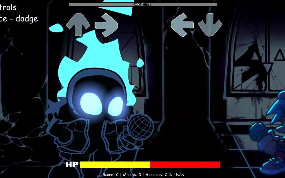 fnf indie cross噩梦化sans