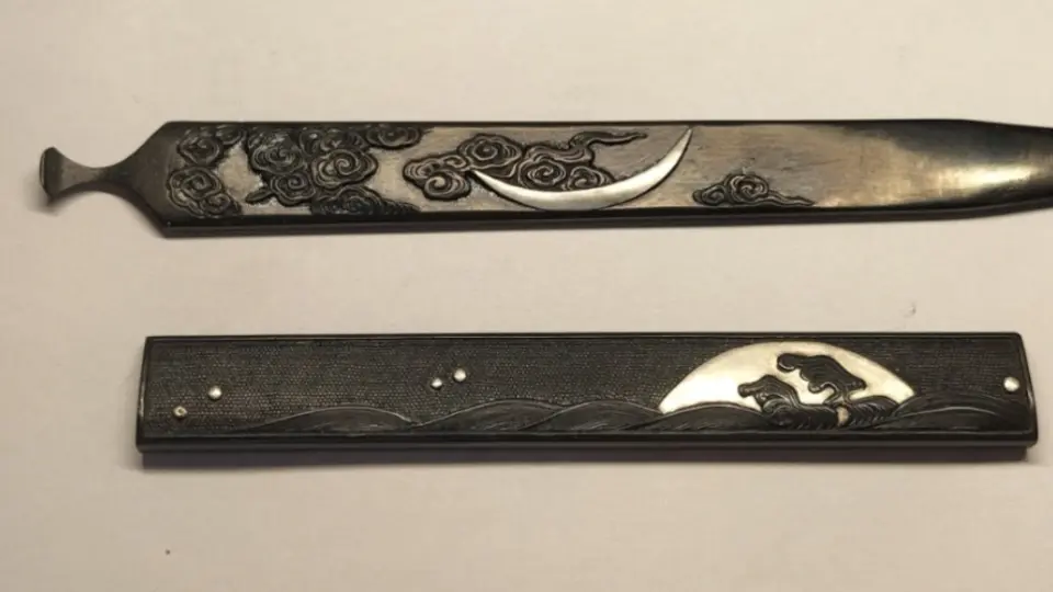 传统工艺探秘- 日本武士刀刀镡、刀锷制作- 鍔（日本刀のガード）_哔哩 