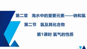 氯气的性质
