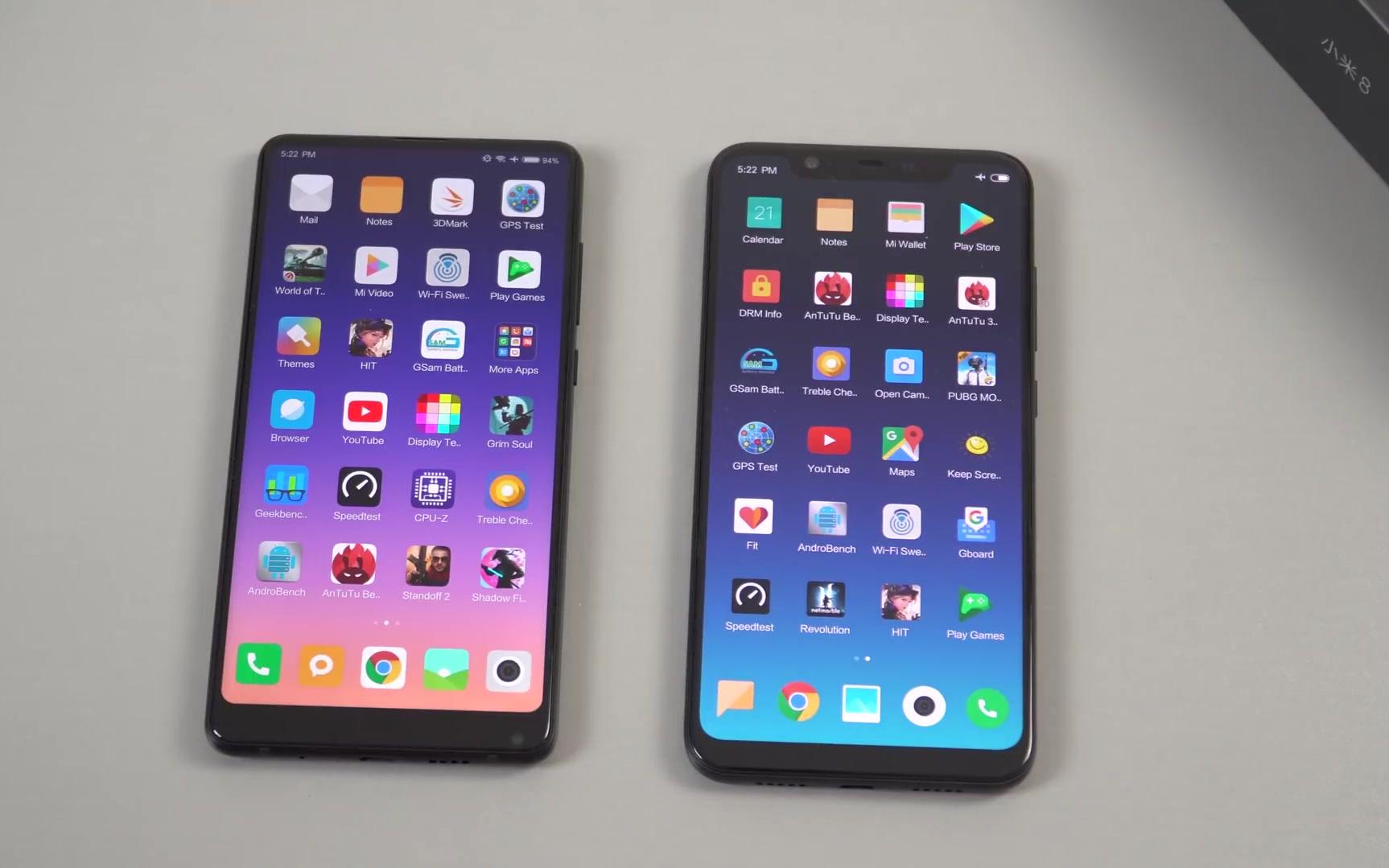 小米8vs小米mix2s哪个更好