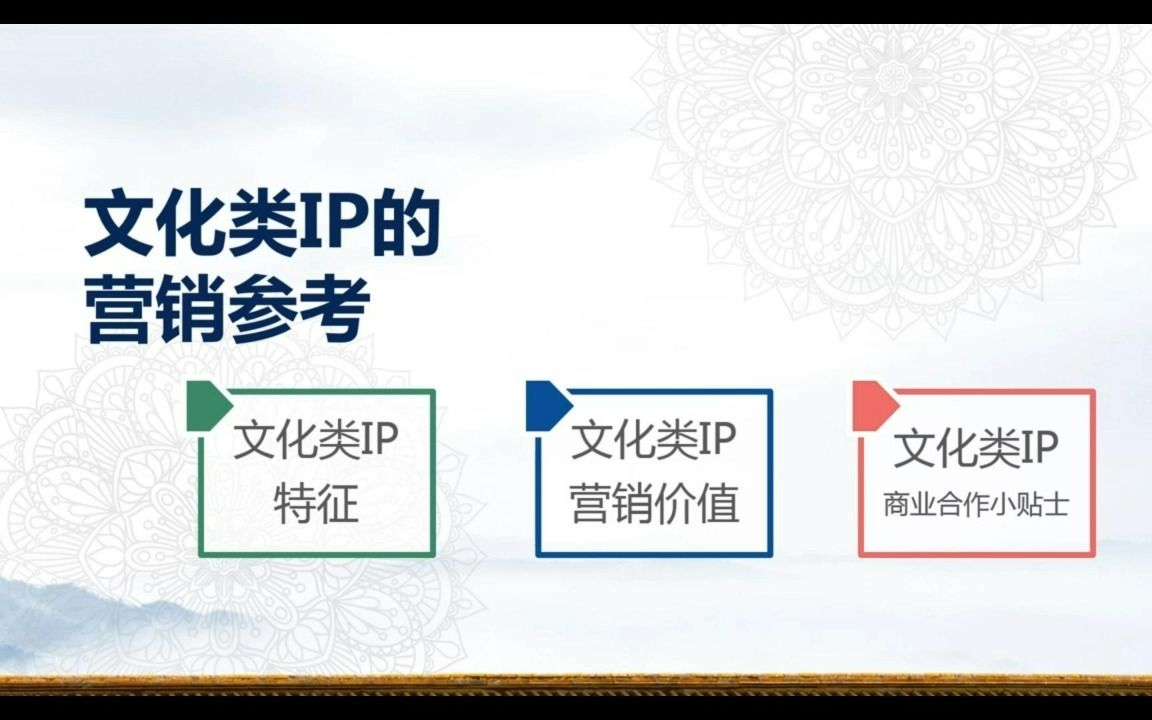 文化类IP营销解析特征 价值 合作tips哔哩哔哩bilibili