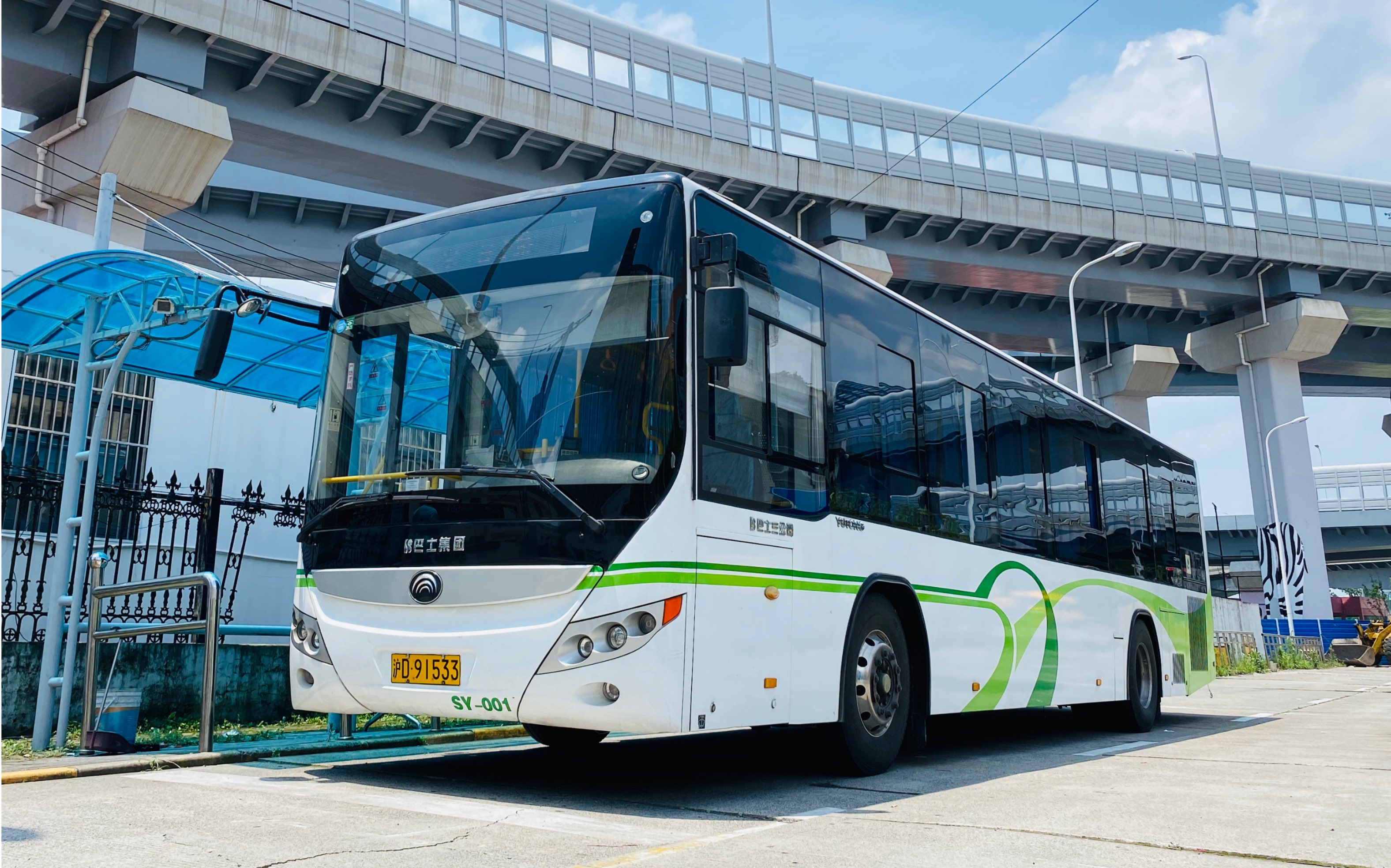 【上海公交】91路独苗宇通zk6120chevpg1实验车发动机声浪实录_哔哩