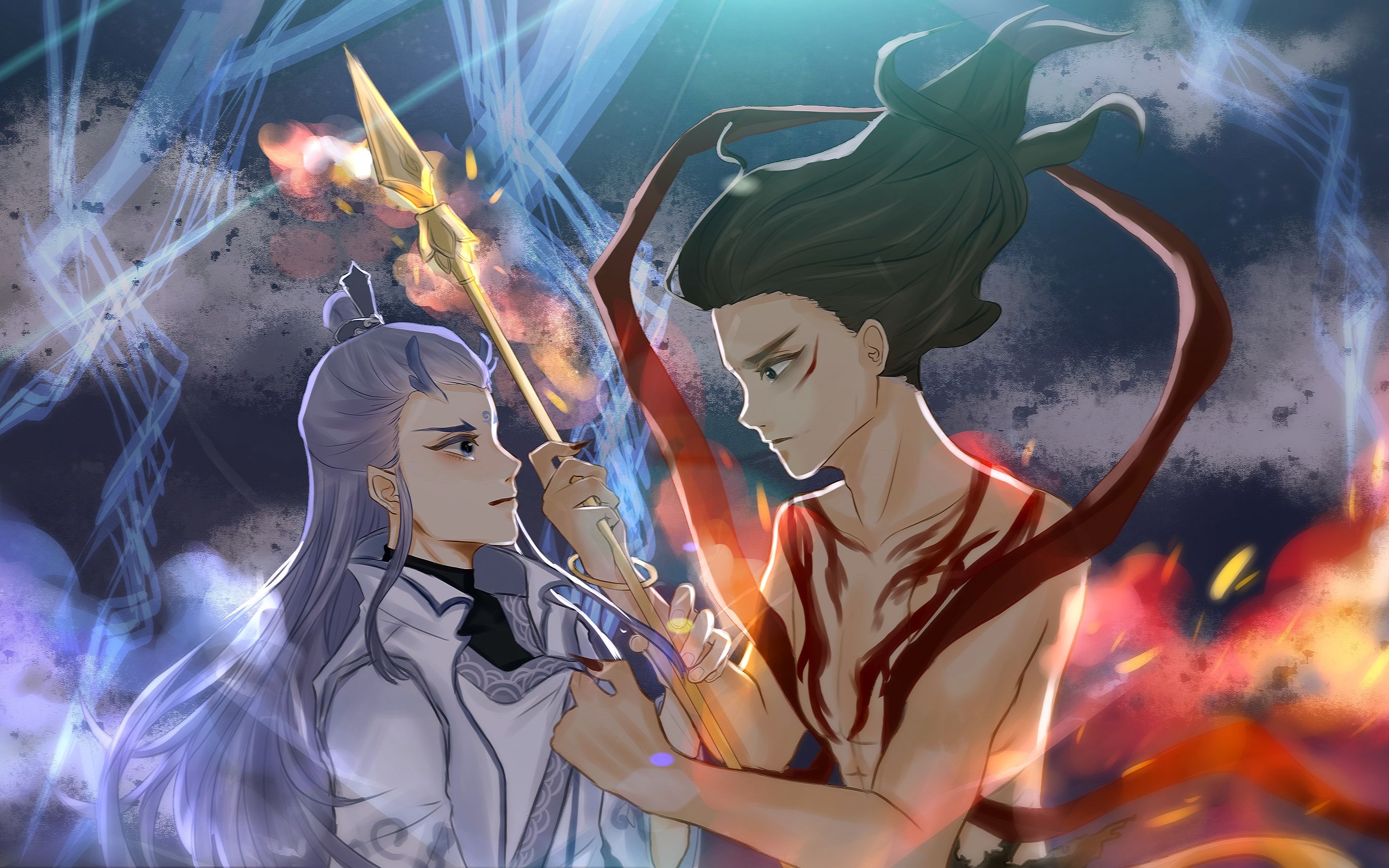 【板绘同人】【哪吒之魔童降世】【藕饼cp】