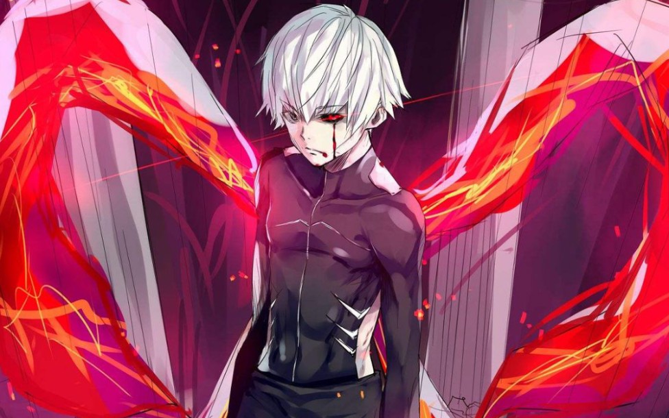 痛起来了 东京喰种金木研灯光画小夜灯