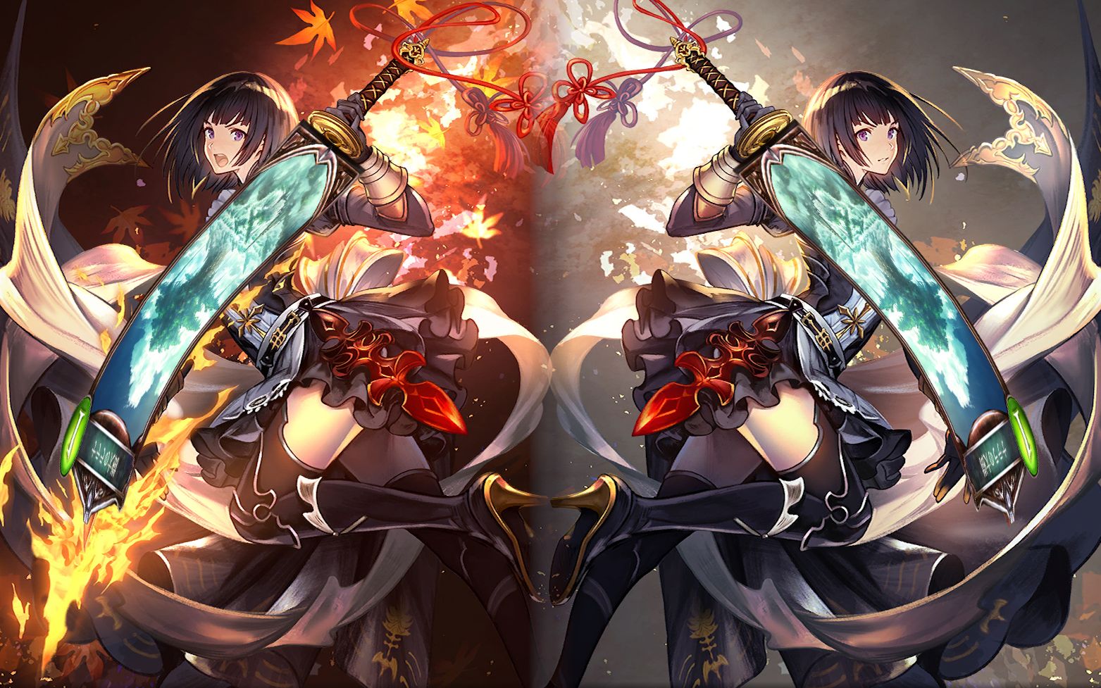 【影之诗】拿着大树在小区里乱舞的艾莉卡