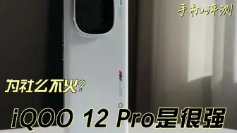 Descargar video: iQOO 12 Pro是很强，但为什么不火呢？这是有原因的！