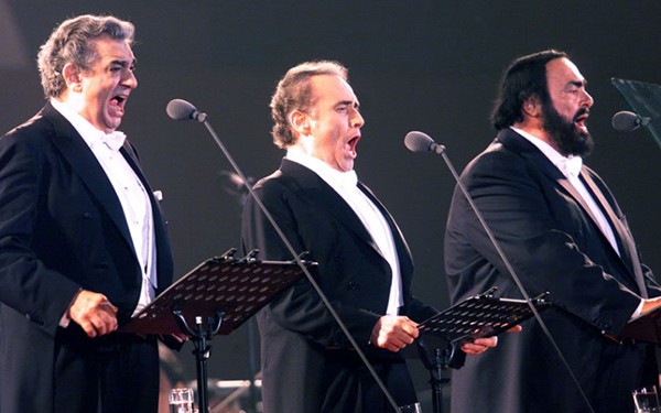 灵魂的高歌帕瓦罗蒂唱highc的一瞬间开口跪三大男高音歌剧美声live