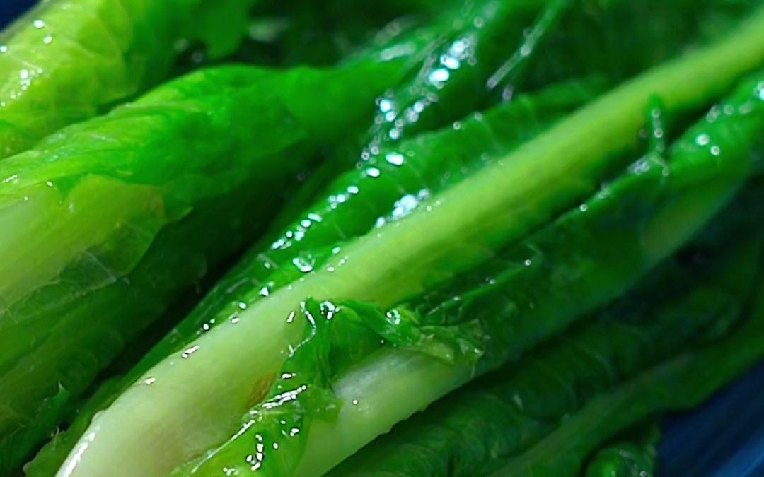 清脆爽口的白灼凤尾,做法简单又好吃#家常菜#白灼菜心