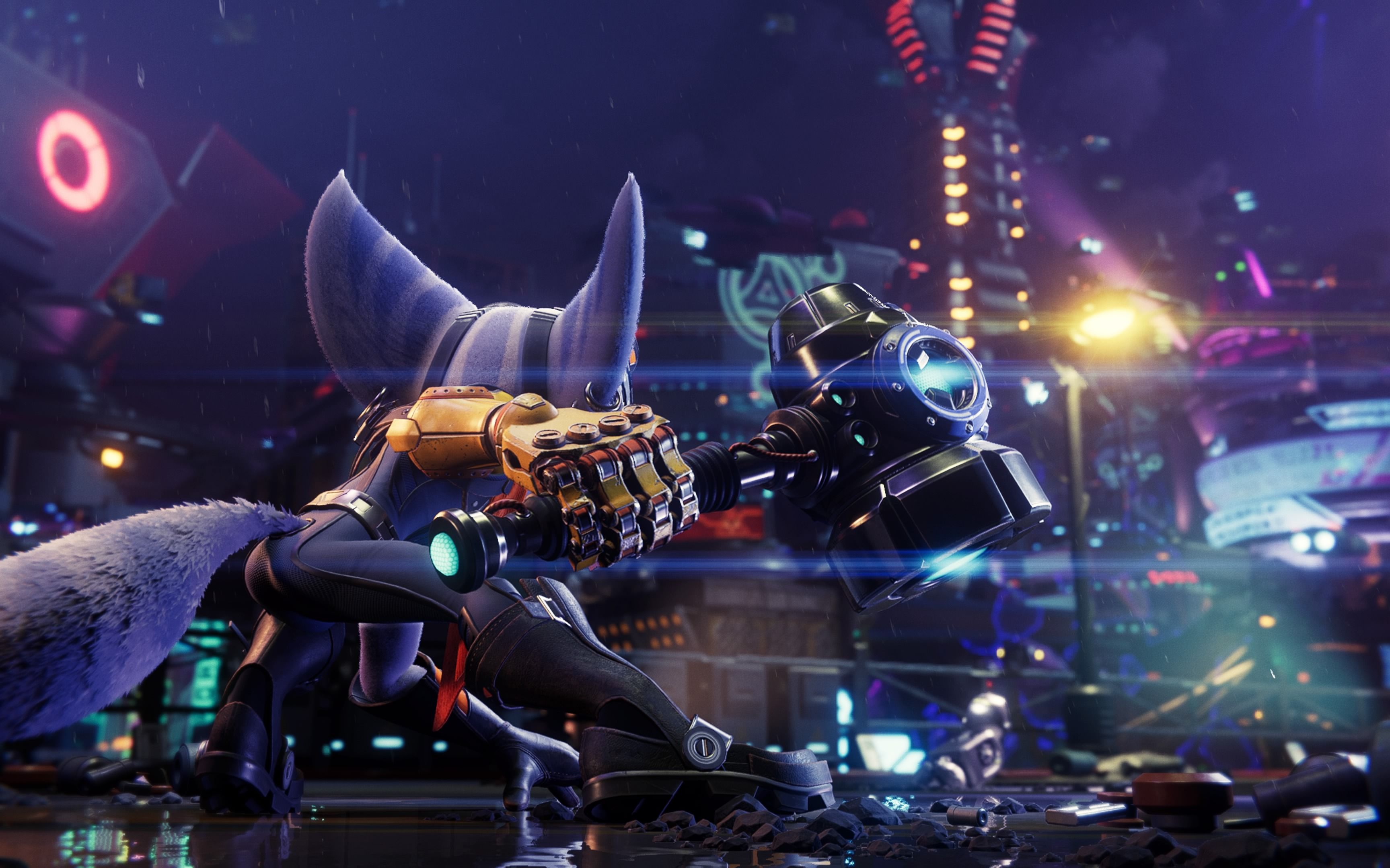 ps5《瑞奇与叮当 时空跳转》白金攻略:06雷微特对战百足搜索者_哔哩