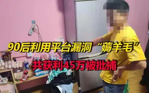 Tải video: 上海两名90后利用平台漏洞“薅羊毛”，共获利45万，目前已被批捕