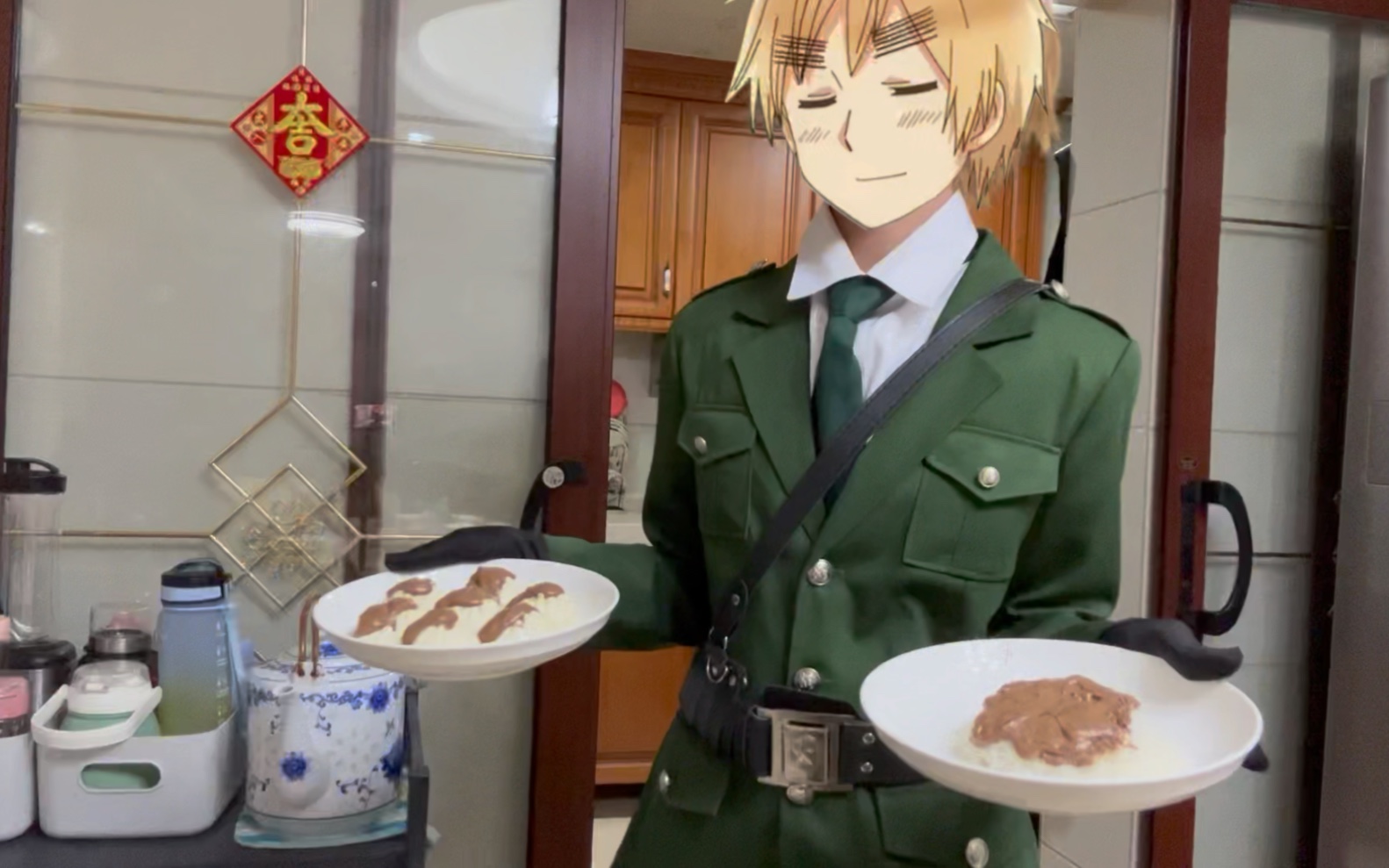 【aph/亚瑟柯克兰的厨艺展会】到底是谁把那个眉毛放进厨房的啊啊啊!