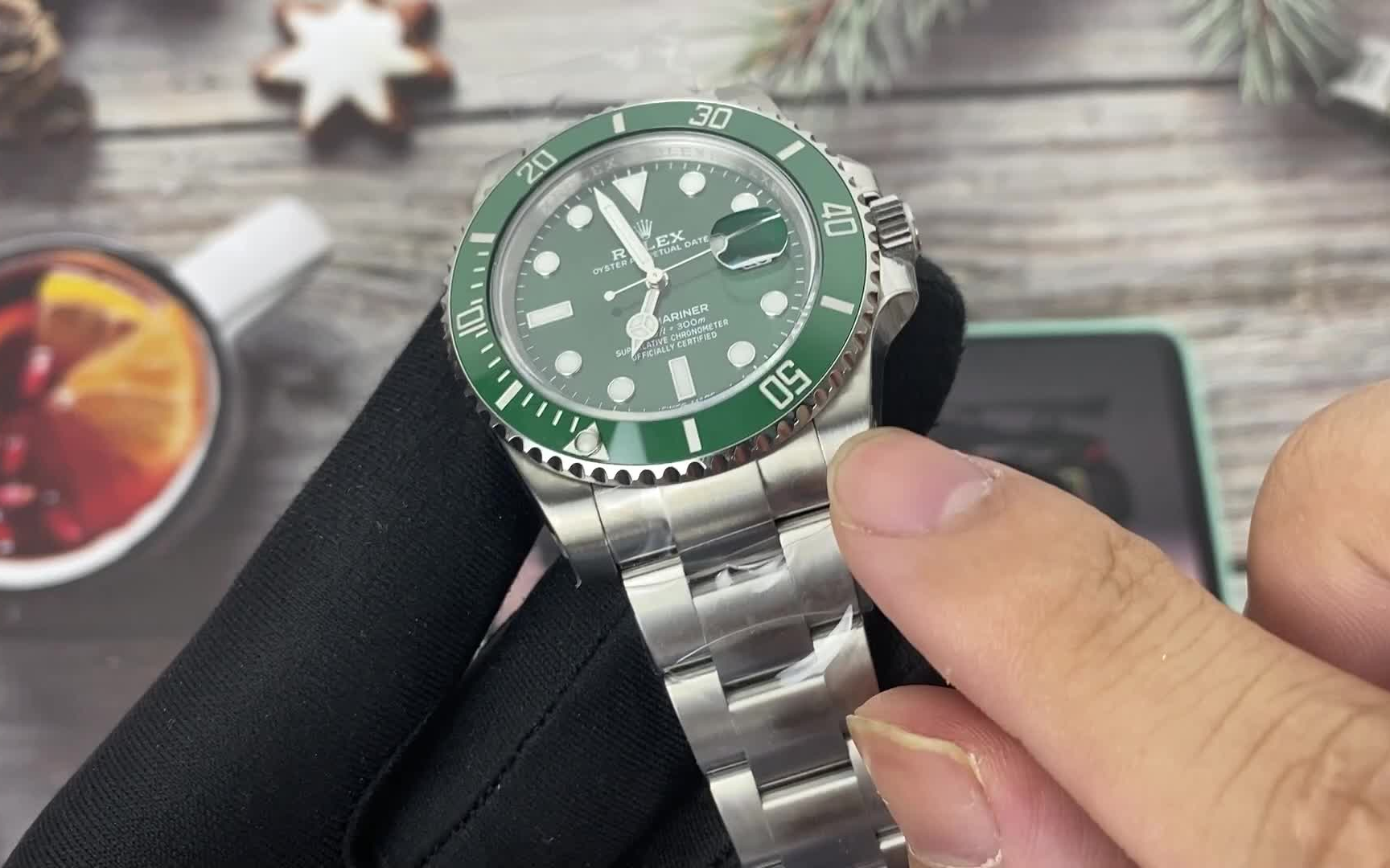 绿色尤物超清实拍劳力士绿水鬼这魅力是有大