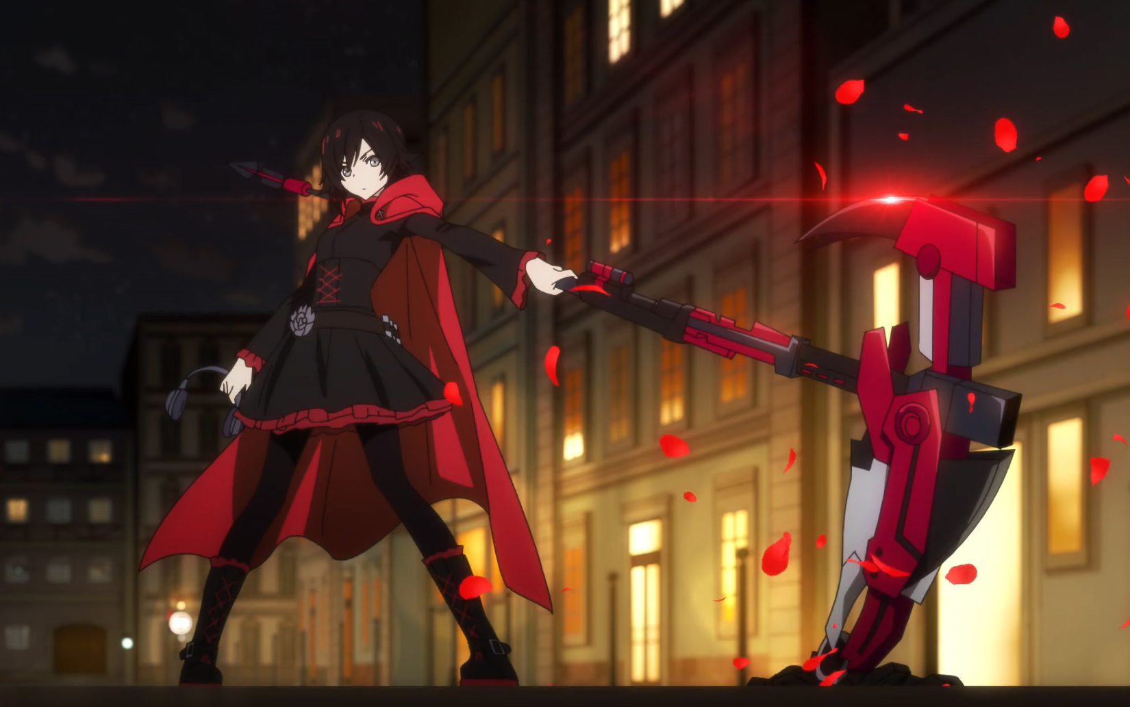 【7月新番】[rwby 冰雪帝国] 第1集 绽放的红莲 ruby的初战