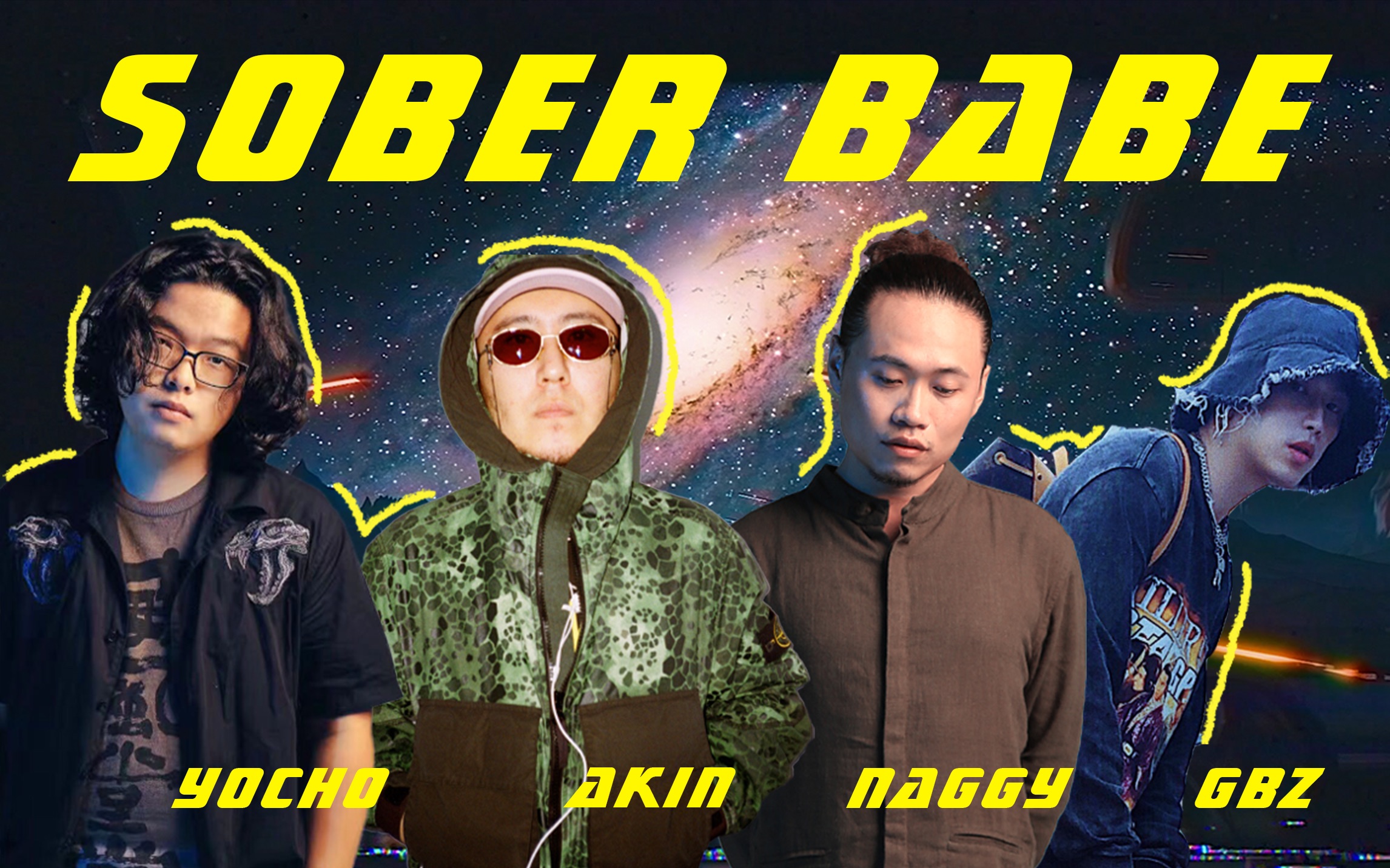 [图]洗脑迪斯科！阿克江/Naggy/yocho/GBZ联袂演绎《Sober Babe》