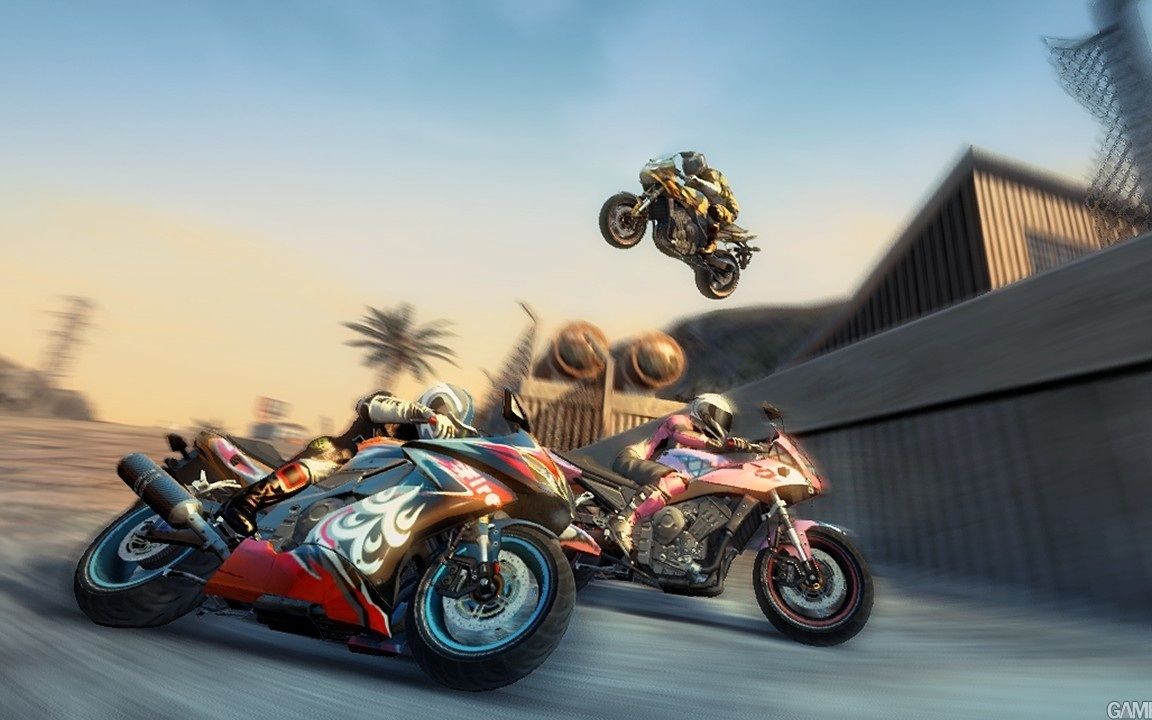 火爆狂飙5天堂 摩托 瞎玩