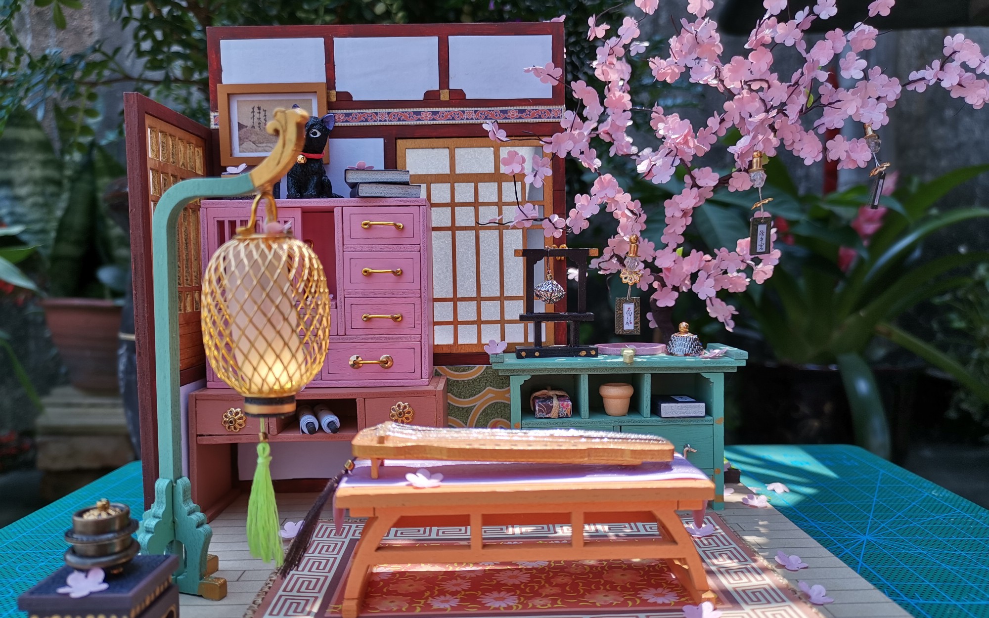 【diy小屋】古风diy小屋 樱花庭 微缩世界