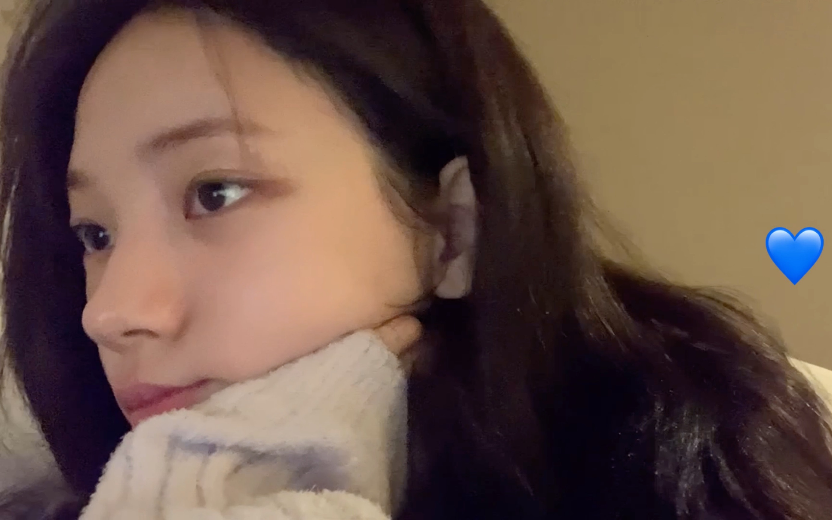 柳智敏女友视角 睡前素颜