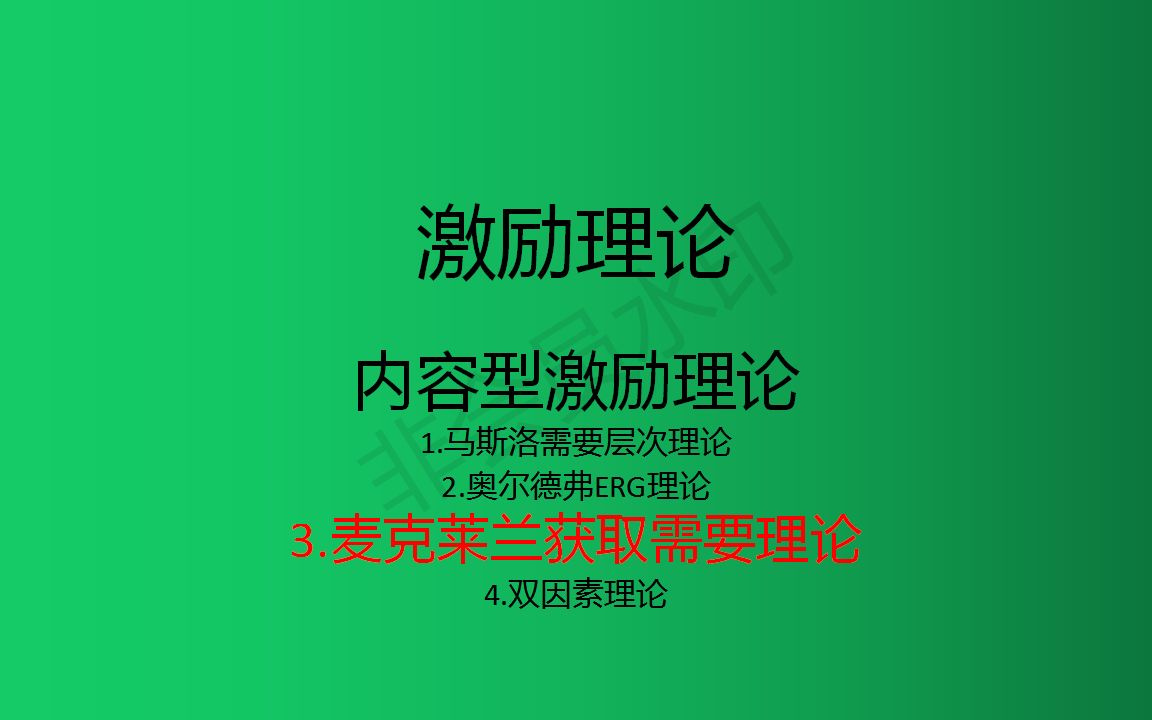 【管理学】麦克莱兰的冰山模型与获取需求理论/成就需求理论.哔哩哔哩bilibili