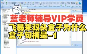 Download Video: 15.蓝老师辅导VIP学员之飞易来双头盒子为什么盒子句柄是-1