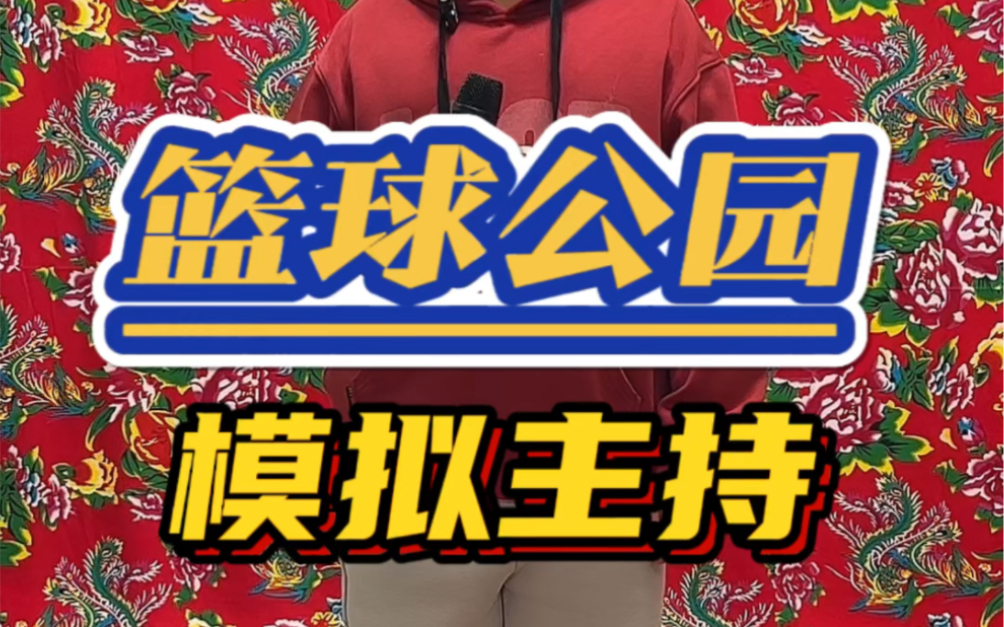 《篮球公园》体育节目主持;主持人:郑凯